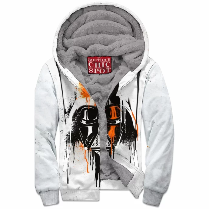 Darth Vader Zip Fleece Hoodie