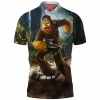 Sci-Fi Polo Shirt, Star Wars Polo Shirt, Chewbacca Polo Shirt