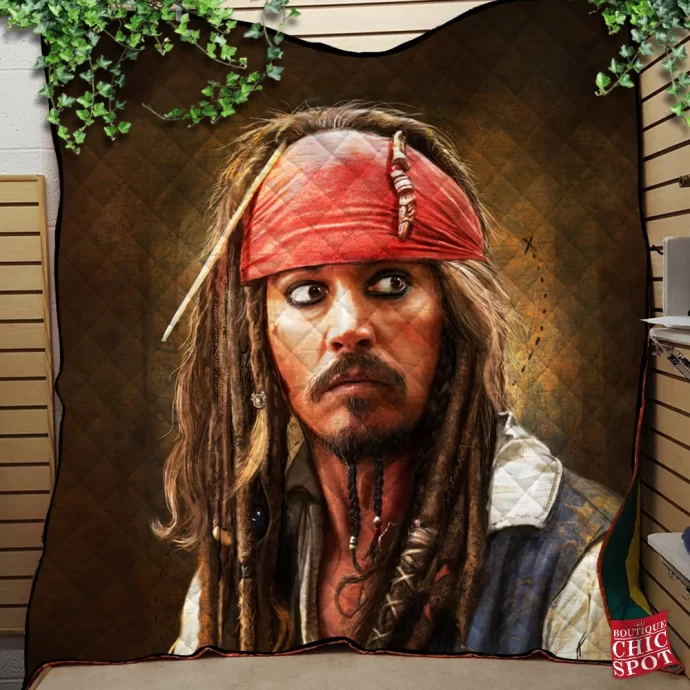 Jack Sparrow Quilt Blanket