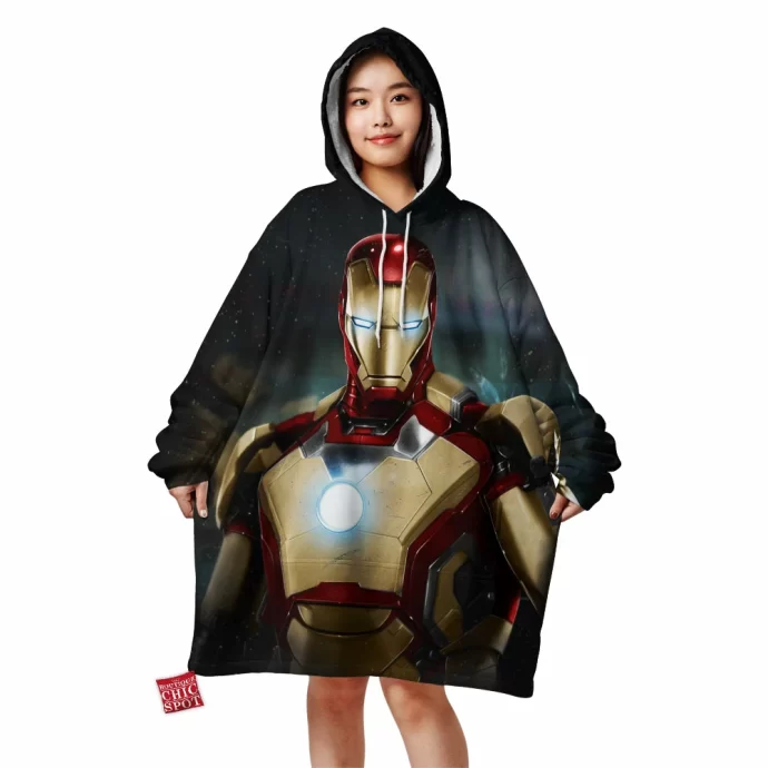 Iron Man Blanket Hoodie