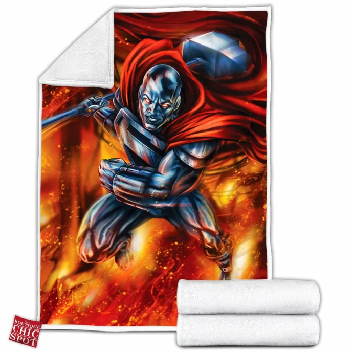 Steel Superman Fleece Blanket