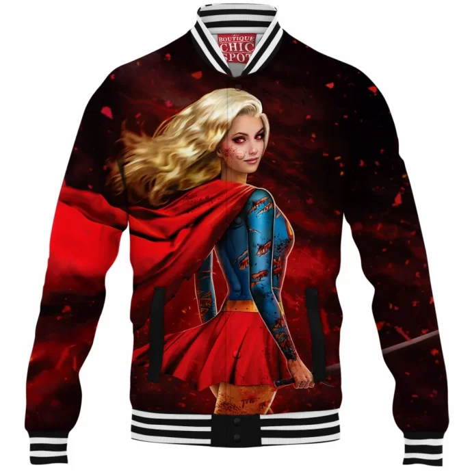 Supergirl Baseball Jacket