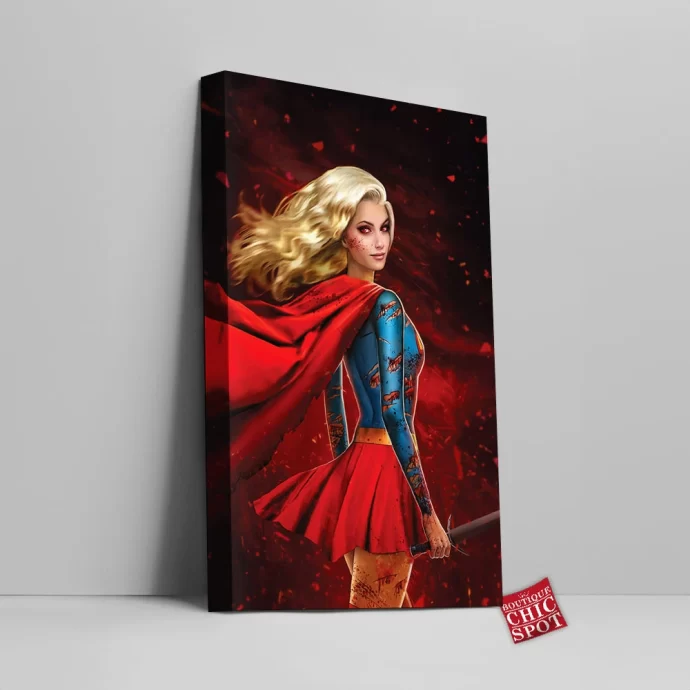 Supergirl Canvas Wall Art