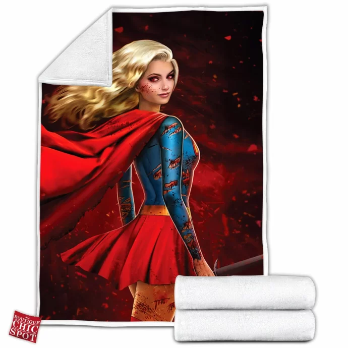 Supergirl Fleece Blanket