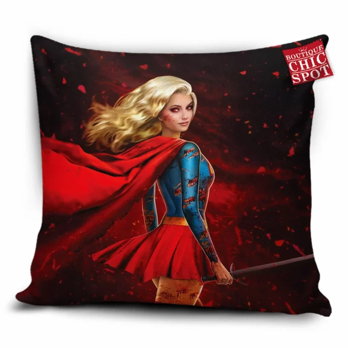 Supergirl Pillow Cover