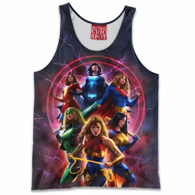 Comic Tank-Top, Wonder Woman Tank-Top, Supergirl Tank-Top, Shazam Tank-Top