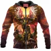 Comic Zip-Hoodie, Hawkgirl Zip-Hoodie
