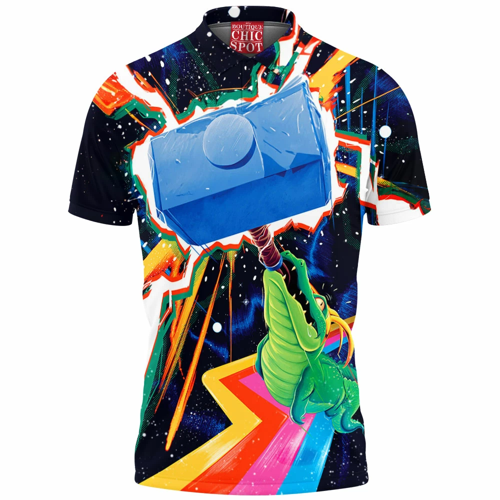 Comic Polo Shirt, Loki Polo Shirt 1 D HANG Boutique 9499 Polo Shirt