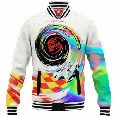 Anime Baseball-Jacket, Speed Racer Baseball-Jacket