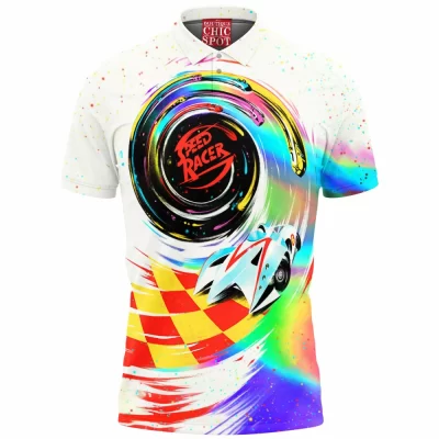 Anime Polo Shirt, Speed Racer Polo Shirt