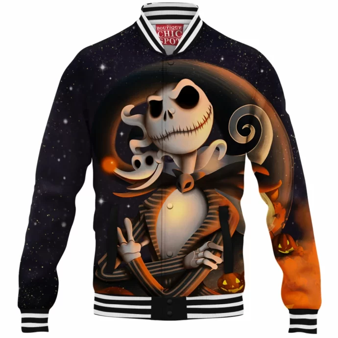 Jack Skellington Baseball Jacket