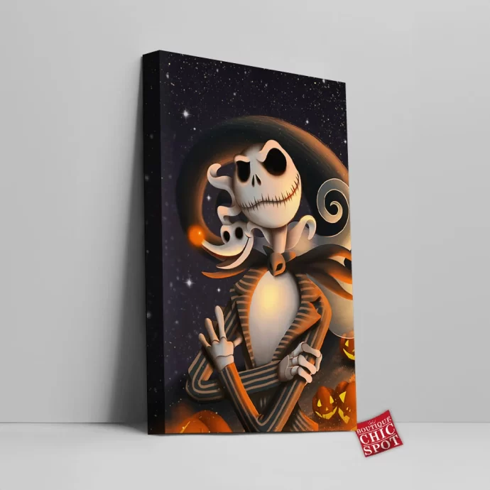 Jack Skellington Canvas Wall Art