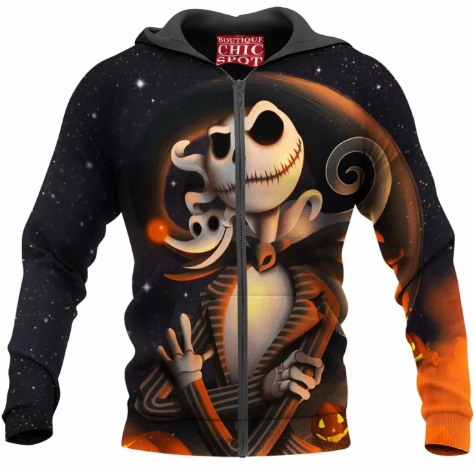 Jack Skellington Zip Hoodie