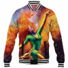 Comic Baseball-Jacket, Jean Grey Baseball-Jacket, X-men Baseball-Jacket