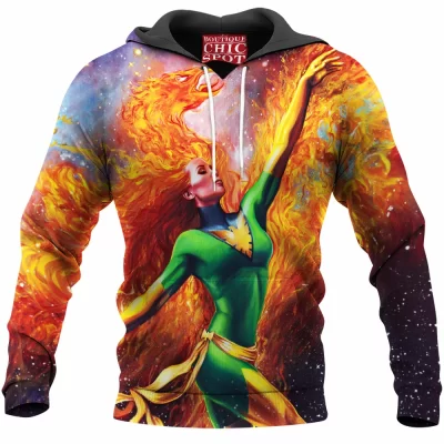 Comic Hoodie, Jean Grey Hoodie, X-men Hoodie