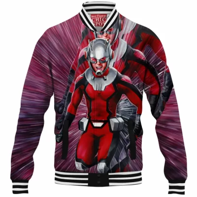 Ant-Man Baseball-Jacket, Comic Baseball-Jacket