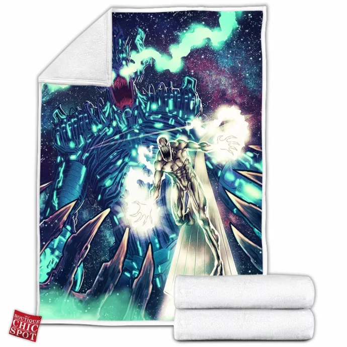 Gladiator Silver Surfer x Venom Fleece Blanket