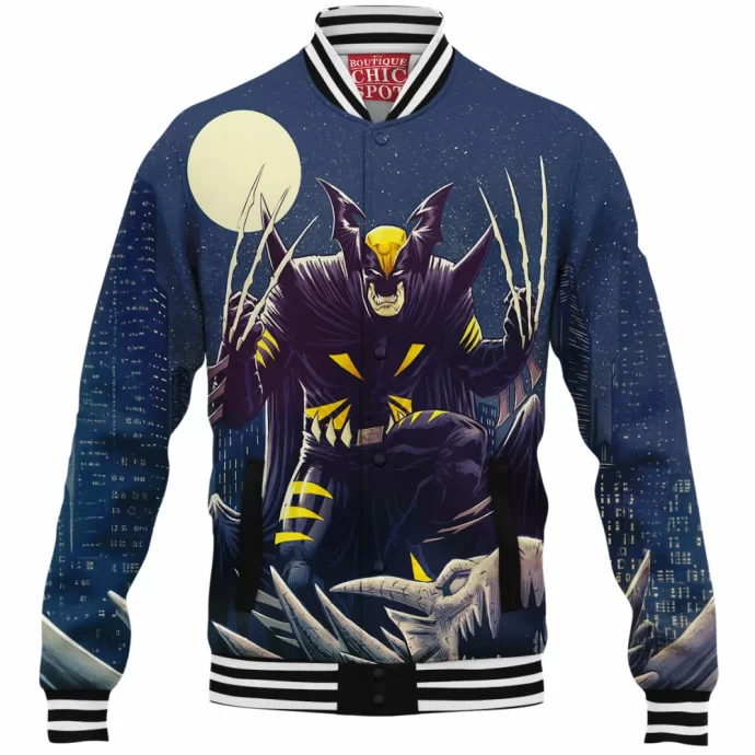 Wolverine x Batman Baseball Jacket