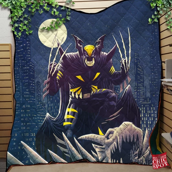 Wolverine x Batman Quilt Blanket