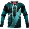 Friday The 13th Fleece-Hoodie, Horror Fleece-Hoodie, Jason Voorhees Fleece-Hoodie