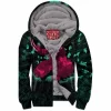 Horror Zip-Fleece-Hoodie, Predator Zip-Fleece-Hoodie, Sci-Fi Zip-Fleece-Hoodie