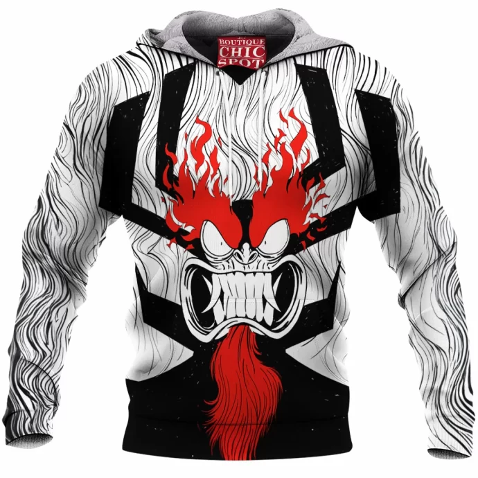 Aku - Cartoon Fleece Hoodie