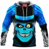 Hatbox Ghost Fleece-Hoodie, Haunted Mansion Fleece-Hoodie, Horror Fleece-Hoodie
