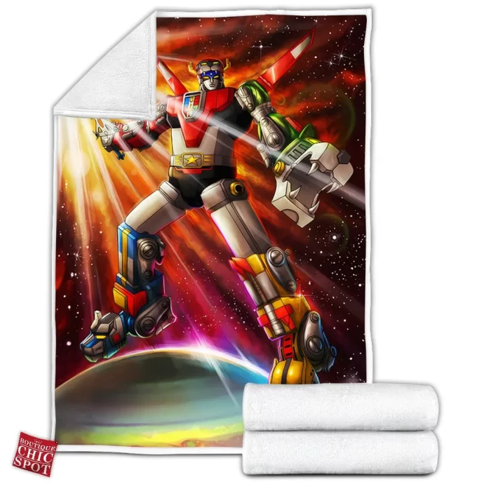 Voltron Fleece Blanket