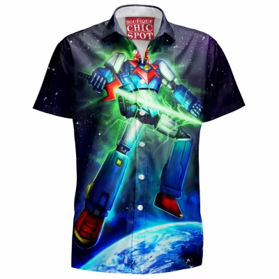 Voltes V Hawaiian-Shirt, Anime Hawaiian-Shirt