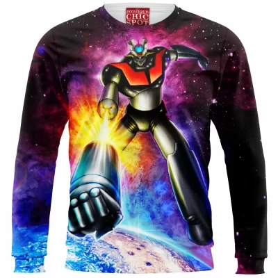 Anime Zip Sweatshirt, Mazinger Z Zip Sweatshirt