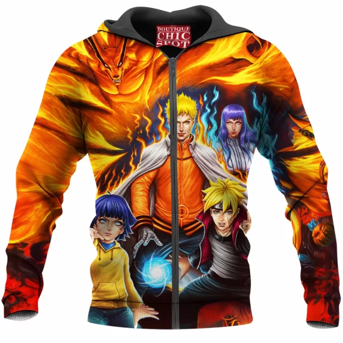 The Naruto Uzumaki Family Zip Hoodie