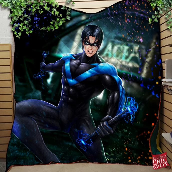 Nightwing Quilt Blanket