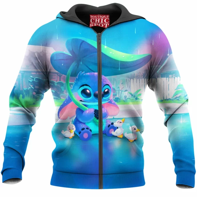 Spring Stitch Zip Hoodie