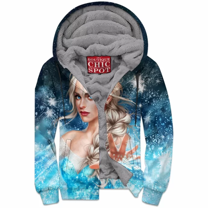 Elsa Zip Fleece Hoodie