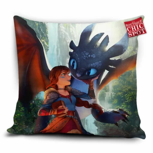 Zephyr And Dart Dragon Pillow Cover