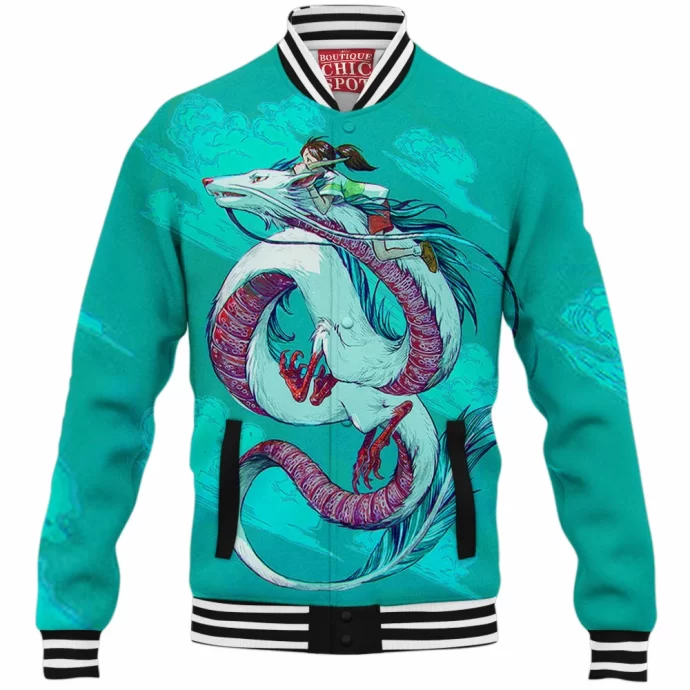 Sketch Spirited Away Baseball Jacket