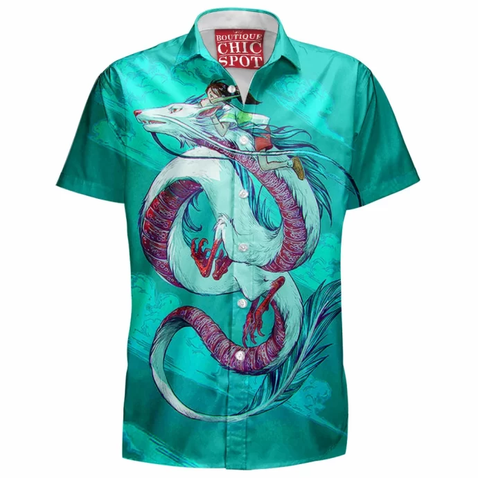 Sketch Spirited Away Hawaiian Shirt