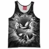 Anime Tank-Top, Gastly Tank-Top, Pokemon Tank-Top