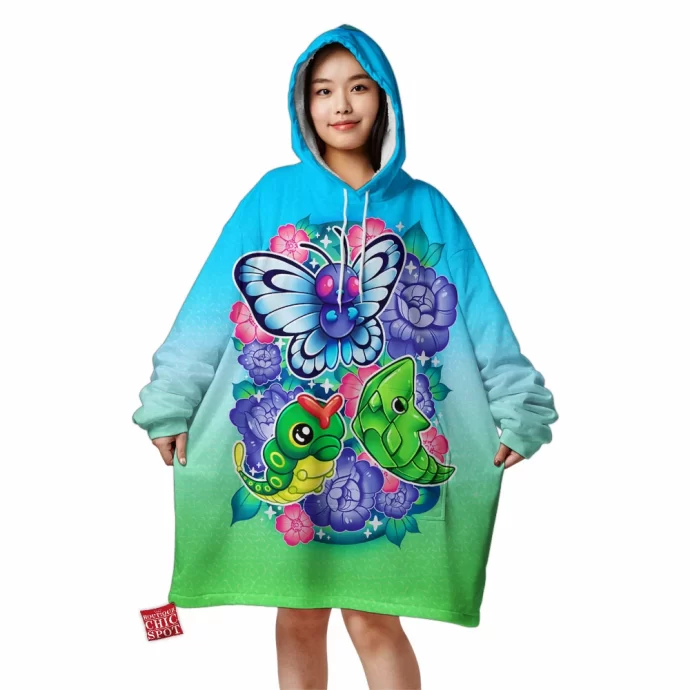 Caterpie Blanket Hoodie