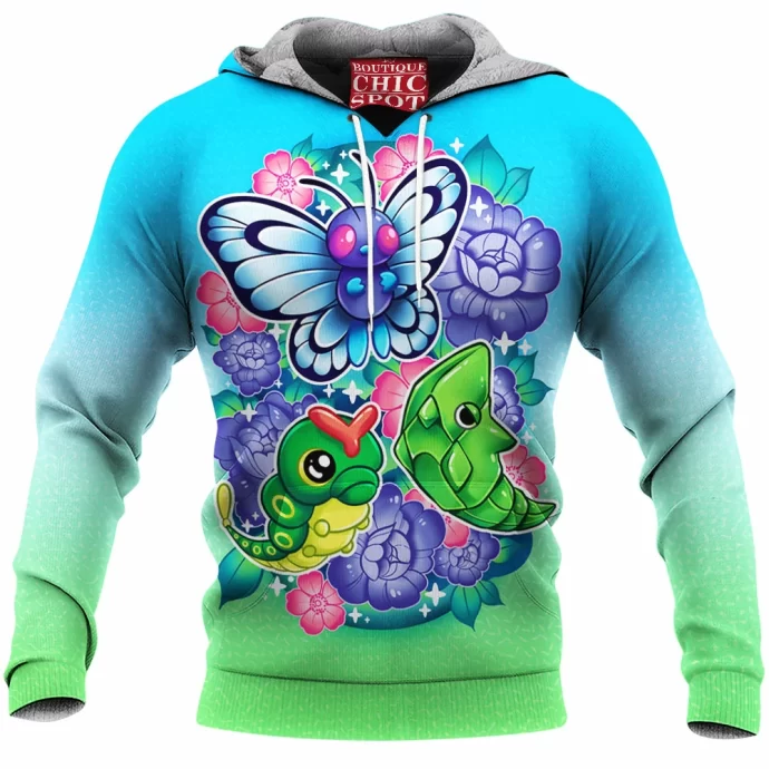 Caterpie Fleece Hoodie