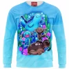 Pokemon Zip Sweatshirt, Anime Zip Sweatshirt, Quagsire Zip Sweatshirt, Wooper Zip Sweatshirt