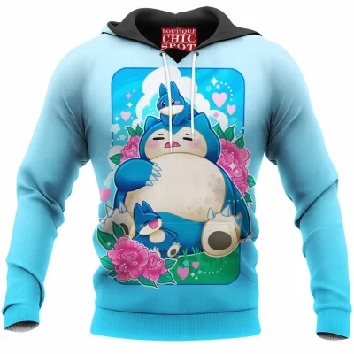 Anime Hoodie, Munchlax Hoodie, Pokemon Hoodie, Snorlax Hoodie, Munchlax Hoodie