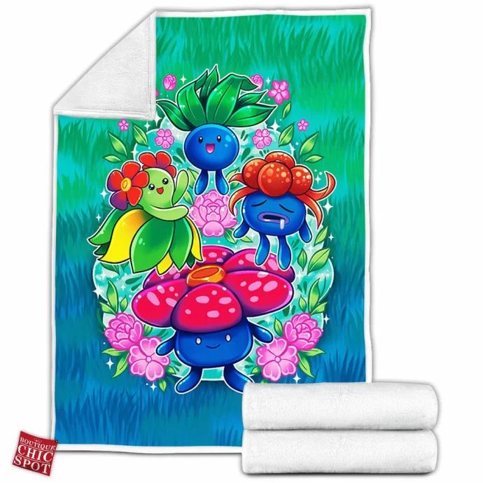 Oddish Fleece Blanket