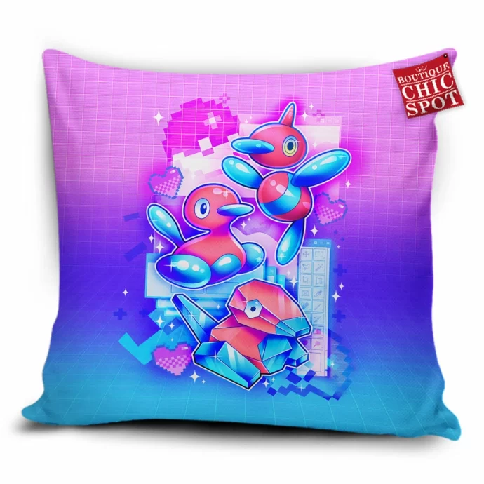 Porygon Pillow Cover