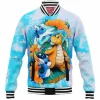 Anime Baseball-Jacket, Dragonair Baseball-Jacket, Dragonite Baseball-Jacket, Dratini Baseball-Jacket, Pokemon Baseball-Jacket