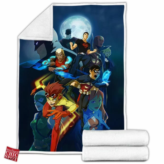 Young Justice Fleece Blanket