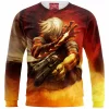 Dante Zip Sweatshirt, Devil May Cry Zip Sweatshirt, Game Zip Sweatshirt