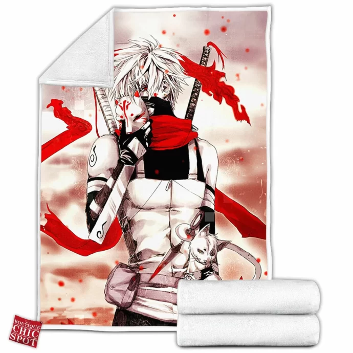 Kakashi Fleece Blanket