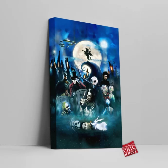 The Nightmare Before Christmas Canvas Wall Art