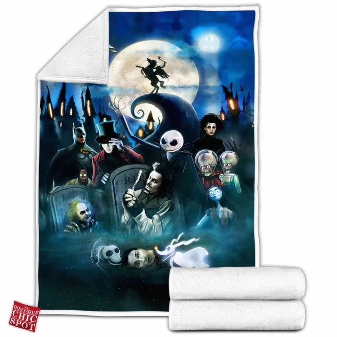 The Nightmare Before Christmas Fleece Blanket